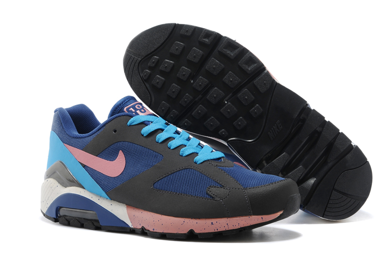 Nike Air Max 180 Hommes Chaussures Noir Bleu